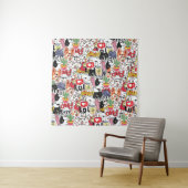 kawaii funny pet design - cute animal lover  wandkleed (In situ)