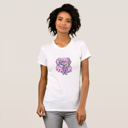 kawaii, gacha, gacha spel, schattig, liefde t-shirt (Voorkant volledig)