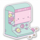 Kawaii Gachapon Japan Capsule Speelgoed Machine Do Sticker (Voorkant)