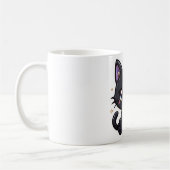 Kawaii Galaxy Black Cat Mok Schattige hemels Kat (Links)