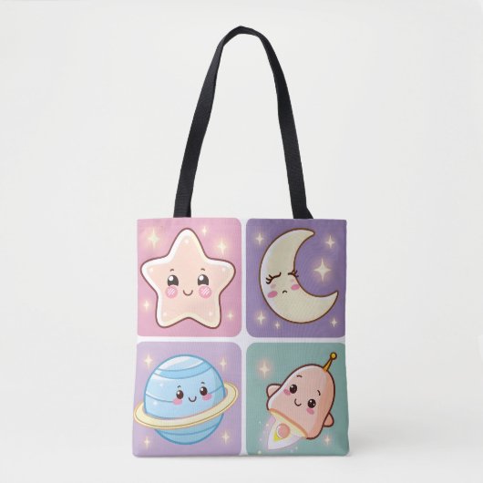 Kawaii Galaxy Friends Tas (Voorkant)