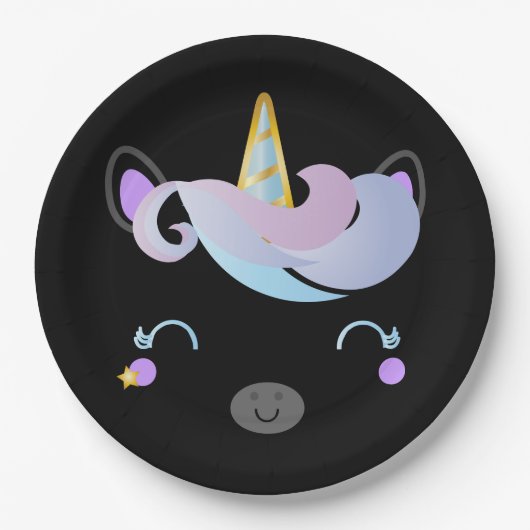 kawaii galaxy unicorn BIRTHDAY ARTIJ papier bord (Voorkant)