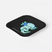 Kawaii Gamesolotl Axolotl Gamer Papieren Bordje (Gebogen)