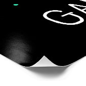 Kawaii Gamesolotl Axolotl Gamer Perfect Poster (Hoek)