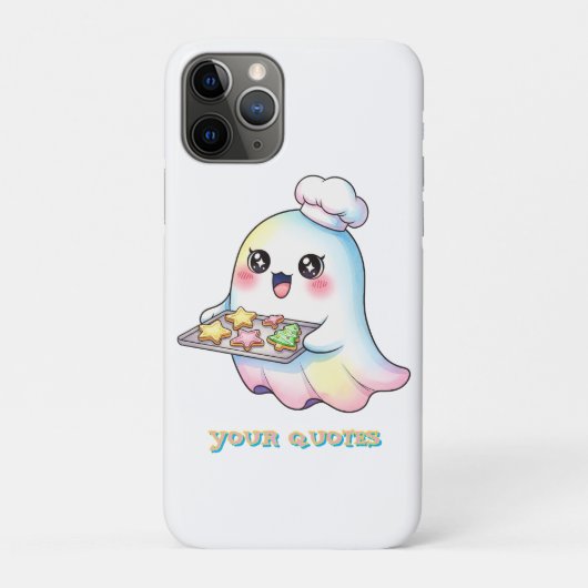 Kawaii Geest Chef Met Kerstkoekjes Case-Mate iPhone Case (Achterkant)
