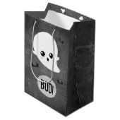 Kawaii Geest Halloween Medium Cadeauzakje (Voorkant Gekanteld)