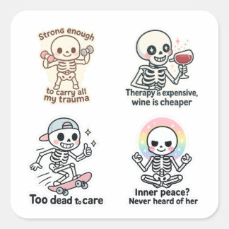 Kawaii Geest Sticker Sheet | Halloween Sticker Set