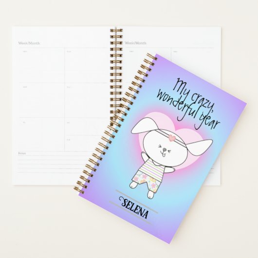 Kawaii gek prachtige jaarlijkse planner (Display)
