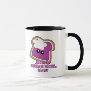 Kawaii Gelei en Roomkaas Toast Mok