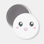 Kawaii gelukkig gezicht magneet (Voorkant / Achterkant)