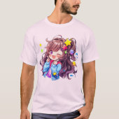 Kawaii Gelukkig Loli Star Meisje T-shirt (Voorkant)