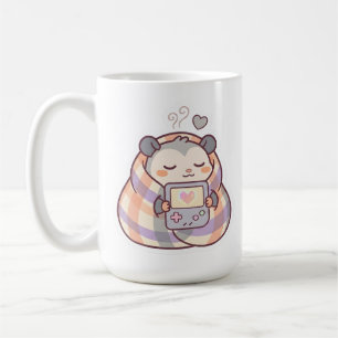 Kawaii Gezellige Gamer Opossum Mok