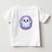 Kawaii Ghost Baby Bodysuit – Schattigee Halloween  (Achterkant)
