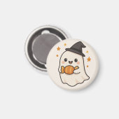 Kawaii Ghost beroemd gemaakt door Halloween Snoep Magneet (Voorkant / Achterkant)