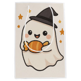 Kawaii Ghost beroemd gemaakt door Halloween Snoep Medium Cadeauzakje