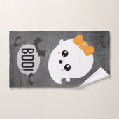 Kawaii Ghost Boo Halloween Handdoek (Handdoek)