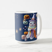 Kawaii Ghost Breien Mok - Schattigee Halloween Gif (Voorkant rechts)