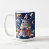 Kawaii Ghost Breien Mok - Schattigee Halloween Gif (Links)