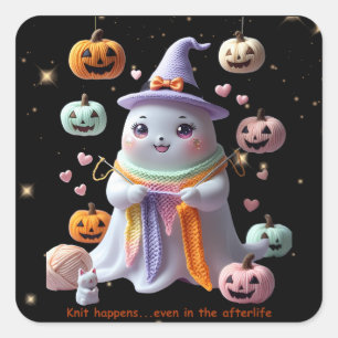 *Kawaii Ghost Breien Sticker – Schattigee Hallowee