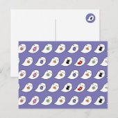 Kawaii Ghost Favorieten Briefkaart (Voorkant / Achterkant)