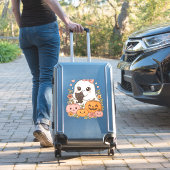 Kawaii Ghost Halloween Black Cat Pumpkin Herfst Sp Sticker (Koffer Insitu)