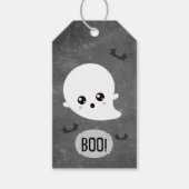 Kawaii Ghost Halloween Cadeaulabel (Voorkant)