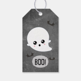 Kawaii Ghost Halloween Cadeaulabel