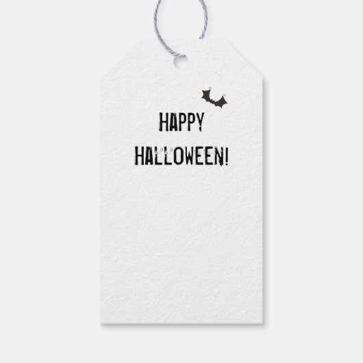 Kawaii Ghost Halloween Cadeaulabel (Achterkant)