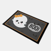 Kawaii Ghost Halloween Deurmat (Schuin)