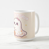 Kawaii Ghost Halloween Gift Koffiemok (Voorkant rechts)