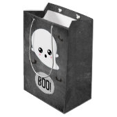 Kawaii Ghost Halloween Medium Cadeauzakje (Achterkant Gekanteld)