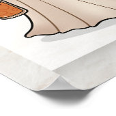 Kawaii Ghost Halloween Poster – Cute  Wall Art (Hoek)