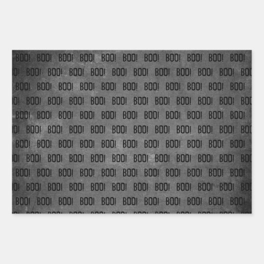 Kawaii Ghost Halloween Wrapping Paper (Voorkant 3)