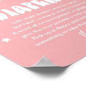 Kawaii Ghost Late Night Luiers Baby shower teken Poster (Hoek)