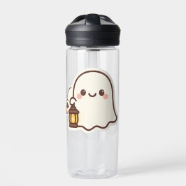 Kawaii Ghost met Lantaarn – Schattige Spirit Desig Waterfles