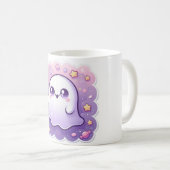 Kawaii Ghost Mok Schattige Pastel Halloween Koffie (Voorkant rechts)