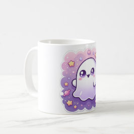 Kawaii Ghost Mok Schattige Pastel Halloween Koffie