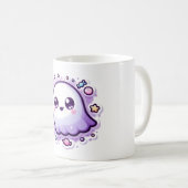 Kawaii Ghost Mok Schattige Pastel Halloween Koffie (Voorkant rechts)
