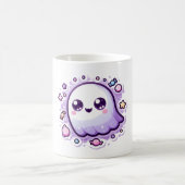 Kawaii Ghost Mok Schattige Pastel Halloween Koffie (Center)