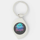 Kawaii Ghost No Sunshine Only Darkness Aesthetic Sleutelhanger (Voorkant)