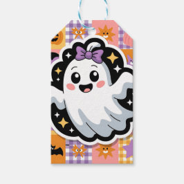 Kawaii Ghost Paper & Party Borden – Schattigee Pat Cadeaulabel
