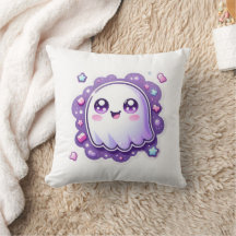 Kawaii Ghost Sierkussen - Schattigee pastel Hallow