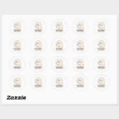 Kawaii Ghost Sticker | Cute Halloween Sticker (Vel)