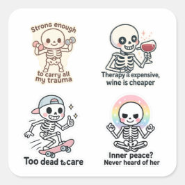 Kawaii Ghost Sticker Sheet | Halloween Sticker Set