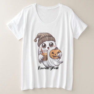 Kawaii Ghost T-Shirt - Gezellig Pet, Boba Tea & Po