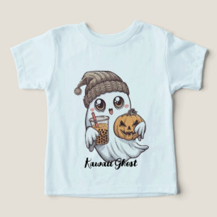 Kawaii Ghost T-Shirt - Gezellig Pet, Boba Tea & Po