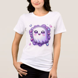 Kawaii Ghost T-Shirt Schattige Pastel Halloween Sp