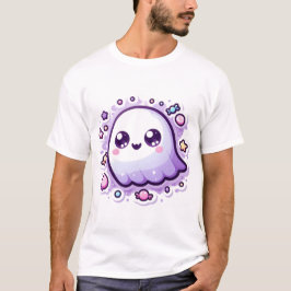 Kawaii Ghost T-Shirt Schattige Pastel Halloween T-