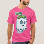 Kawaii Ghost Vegetable T-shirt (Voorkant)