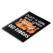 Kawaii Gift Women is gewoon een meisje dat van Rod Notitieboek (Linkerzijde)